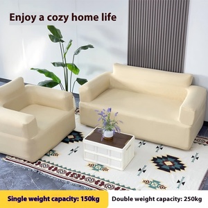 Nouvel Arrivage – Ensemble de Canapés Gonflables Portables pour Camping, Design Moderne, Double Fauteuil Paresseux d'Extérieur à Gonflage Rapide pour Usage Domestique - Product Image 2