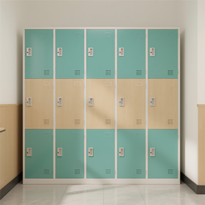 New Waterproof Eco-Friendly Fireproof Wooden Sports Z-shaped 12mm Thick Modern Outdoor <b>Storage</b> Cabinet 5 Year Hospitals Boar - Product Image 6