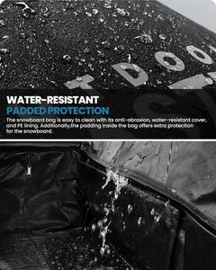 Muestra Gratuita, Fabricación Personalizada, Bolsa de Snowboard Enrollable de Alta Calidad, 203 cm, Poliéster 1680D, Bolsa Doble para Esquís con Ruedas - Product Image 4