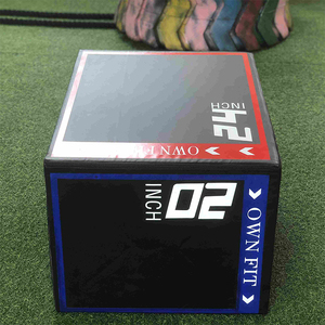 Caja de Salto Pliométrico Personalizada con Logotipo para Gimnasio y Entrenamiento, 7.5cm/15cm/30cm/45cm/60cm, Juego Completo - Product Image 1