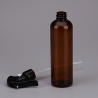 Botella vacía de color ámbar para herramientas de salón de belleza, 250ml, pulverizador de aceite