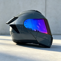 Casque de moto modulaire professionnel pour trajets quotidiens, certifié DOT double, coque rigide en ABS, antichoc, doublure intérieure en EPS, vente en gros