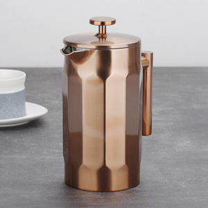 1L Diseño de moda SS 304 Cafetera de prensa francesa Accesorios de café Bloquean eficazmente la temperatura Café más <span class=keywords><strong>suave</strong></span> en casa - Product Image 2