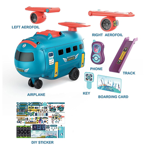 Đa chức năng mát mẻ Toddler giáo dục máy bay lái xe đồ chơi vô lăng âm thanh ánh sáng trẻ em Quà tặng máy bay xe đồ chơi - Product Image 3