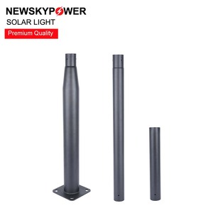 Metallo ferro Q235 acciaio split staccabile zincato esterno impermeabile palo per il portico giardino strada strada luce di casa - Product Image 2