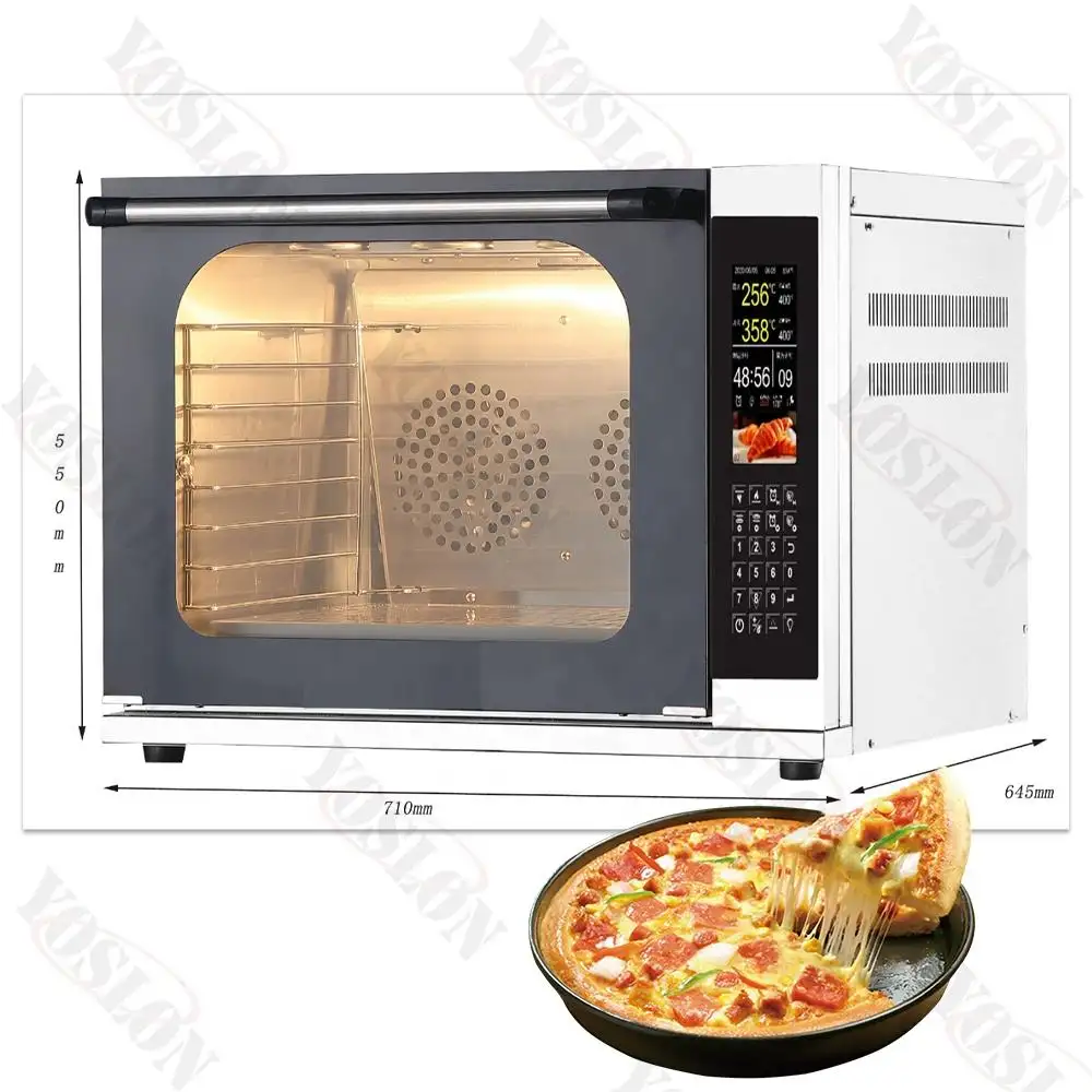 YOSLON Mini Horno Eléctrico Para Hornear Pizza Horno Para Pasteles Oferta de Venta Cubierta Comercial Pan Cocina Hornos de Convección