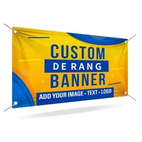Drapeau de plage en vinyle robuste sur mesure imprimé UV avec filet pulvérisé, mât en aluminium pour publicité extérieure, bannières imprimées jet d'encre