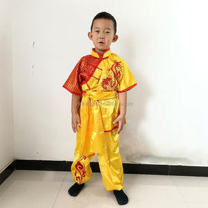 중국 전통 편안한 어린이 우슈 의상 유니폼 타이치 유니폼 - Product Image 4