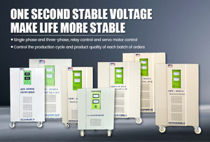 Stabilisateur SVC à contrôle de tension automatique triphasé SBW-60KVA à haut rendement avec noyau en cuivre pour courant alternatif - Product Image 5