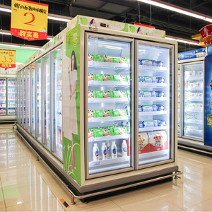 Congélateur vertical commercial pour supermarché avec porte vitrée, refroidisseur de boissons, mode de refroidissement par air, ATALANTA G - Product Image 2