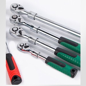 Extended Telescopic Ratchet Wrench 1/4 In Metric Industrial Grade Chromium Vanadium Steel Polished Surface Automotive Repair - Product Image 3