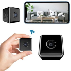 Cámara de Seguridad Inalámbrica HD con Detección de Movimiento, Visión Nocturna Infrarroja <span class=keywords><strong>Cuadrada</strong></span>, <span class=keywords><strong>Mini</strong></span> Cámara WiFi - Product Image 1