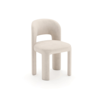 Chaise de salle à manger à dossier superposé, chaise de salle à manger moderne sans accoudoirs pour salle à manger et cuisine