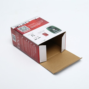 Boîte en carton pliable personnalisée pour l'emballage de chargeurs de téléphone, câbles de données et écouteurs, avec laminage mat et crochet de suspension - Product Image 5