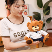 Ensemble de 22 cm d'ours en peluche personnages d'occuperations (Infirmière, Docteur, Détective) pour la décoration intérieure, cadeaux promotionnels, jouet en peluche