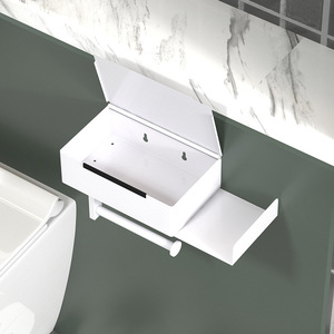 304 in acciaio inox Non-forato cremagliera <span class=keywords><strong>carta</strong></span> <span class=keywords><strong>igienica</strong></span> scatola del tessuto bagnato <span class=keywords><strong>porta</strong></span> rotolo per uso alberghiero per il bagno <span class=keywords><strong>e</strong></span> la cucina - Product Image 5