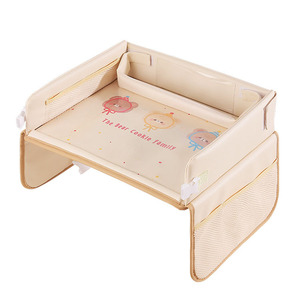Bande dessinée <span class=keywords><strong>voiture</strong></span> enfant siège de sécurité <span class=keywords><strong>plateau</strong></span> étanche multifonctionnel Table à manger et bébé chariot conseil organisateur et support - Product Image 1