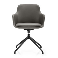 Fauteuil d'appoint à structure en acier avec fonction de transport facile pour la décoration de suites d'hôtel et de salons
