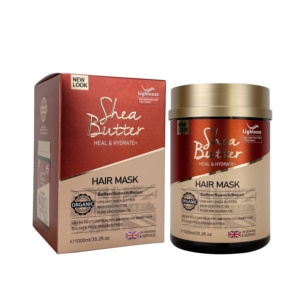 Lightness Shea Butter Hair Mask <strong>UK</strong> Designs with Macadamia Oil Sulfate Free Shampoo and Conditioner Set - Product Image 5