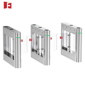 ระบบควบคุมการเข้าออกคนเดินเท้าด้วย RFID และ QR <span class=keywords><strong>Code</strong></span> พร้อมประตูหมุนแบบ Fast Lane วัสดุสแตนเลส 304  พร้อมระบบ Optical Speed Barrier - Product Image 1