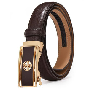 LQbelt New Fashion Women Automatic Buckles Belt Leather Belts for Woman Ratchet Belts Factory Wholesale - Product Image 5