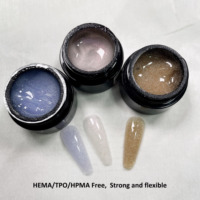 Acrygel liquide végétalien sans HEMA ni TPO en flacon pour extensions d'ongles DIY, superposition, manucure française longue durée