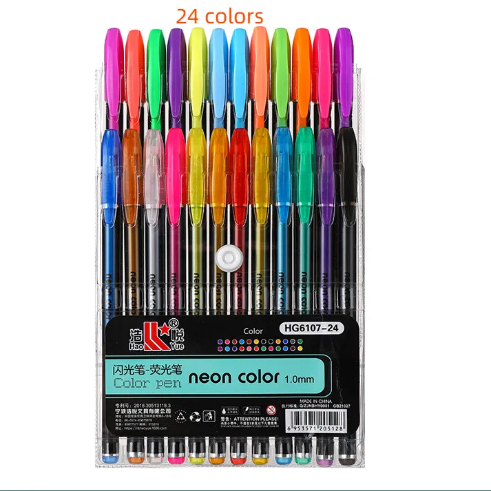 Highlighter Pen Marker Farbiger neutraler Kugelschreiber für Werbe geschenk Office Hochwertiges mehrfarbiges Set Permanent Ink