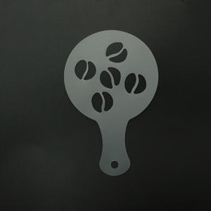 Juego de plantillas de espuma para decoración de cafetería, Set de 16 unidades de plantillas de arte para decoración de café, pasteles y tartas - Product Image 5