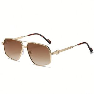 Gafas de Sol Polarizadas de Metal Retro para Mujer, Estilo Piloto con Doble Puente, para Hombre, Venta al Por Mayor, Moda 2022 - Product Image 5