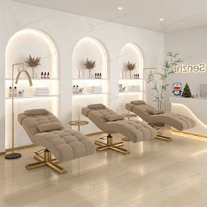 Nueva Camilla de Lujo Curva para Pestañas, Moderna Camilla de Masaje para Salón de Belleza, para Extensión de Pestañas, Juego Completo de Muebles - Product Image 2