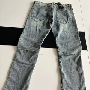Factory Price Men's Casual Mid Waist Slim-fit Denim Jeans <strong>Old</strong> Pencil Tapered Zipper Fashion <strong>Pants</strong> - Product Image 4
