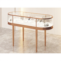 Vitrine à bijoux en verre de luxe avec éclairage LED - Taille et couleur personnalisables