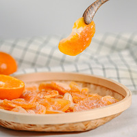 Segment de mandarine séchée moelleuse et sucrée, marque privée OEM ODM, en gros, approvisionnement direct en vrac