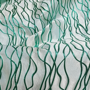 Textiles <strong>Supplier</strong> Polyester <strong>Fabric</strong> Designer <strong>Fabric</strong> Woven Jacquard Brocade <strong>Fabric</strong> for Dress Garment 3d Wave <strong>Pattern</strong> Jacquard - Product Image 6