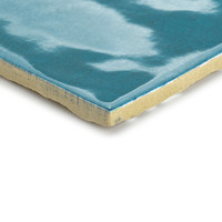 Azulejo Azul Marroquí 10x10 cm 8 mm Acabado Brillante Bordes Irregulares