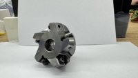 Fraiseuse à face manuelle CNC 75 degrés, 8 cannelures, double face, série SN1206, avec garantie de 3 ans pour l'acier et la fonte