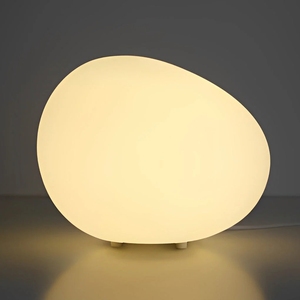 مصباح LED عصري للأماكن الخارجية والحدائق بتصميم على شكل حصاة مع 3 مستويات تعتيم - Product Image 3