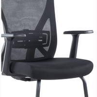 Chaises de bureau ergonomique et sans roulettes, siège en maille, de bonne qualité, pour le bureau, haute qualité