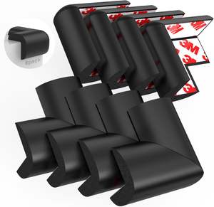 Protecteur de coin de Table pré-enregistré d'étanchéité à chaud pour bébé protège-pare-chocs d'angle de meubles en mousse de caoutchouc souple pour cheminée - Product Image 1