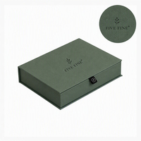 Boîte à parfum rigide noire mate personnalisée, coffret cadeau de parfum en papier fantaisie, boîte en forme de livre, matériaux recyclés avec logo doré