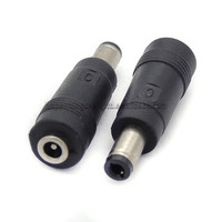Adaptateur de prise d'alimentation CC pour tête de conversion, connecteur femelle 3,5*1,35 mm vers mâle 5,5*2,5 mm, noir