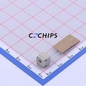 Resistencia Ajustable/Potenciómetro FT-63ETV203, Componente de Orificio Pasante (THT)-3P, Resistencia de 7x7mm, 20kOhm, 10%, 500mW, 100ppm ℃ - Product Image 1