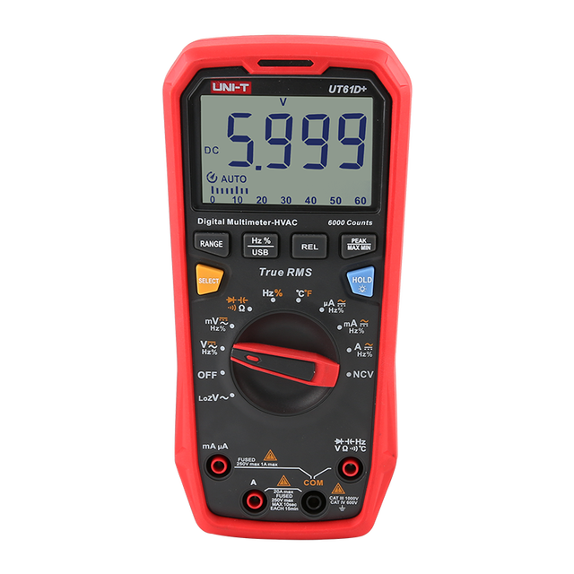 UNI-T UT61+ Series Digital Multimeter Handheld True RMS UT61B+ UT61D+ UT61E+