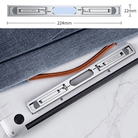 Support réglable en métal pliable pour ordinateur portable, support vertical en aluminium pour dissipation de la chaleur, pour Mackbook Pro Notebook
