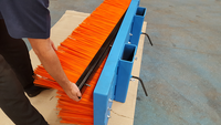 Weide Usine Chariot Élévateur Route Nettoyage Balai Brosse Accessoire Heavy Duty Chariot Élévateur Balai
