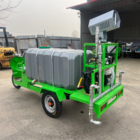 Camion pulvérisateur électrique mini 4x2 à essieu arrière entièrement suspendu, pompe semi-automatique, citerne à eau, moteur Euro 4, zone de pulvérisation de 8 à 12 m