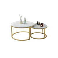 Table basse convertible moderne de luxe en verre et marbre doré de style nordique pour salon, salle à manger, bureau à domicile ZEHAO