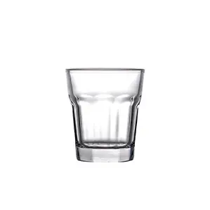 50ml Shot Glass Whisky Cup Octagon Bottom Mini Degustação Copos Beber Tumbler Para Tequila Rum Vodka Em Bar Restaurante 5003