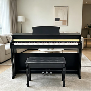 Nuevo <span class=keywords><strong>Piano</strong></span> Vertical Digital para Niños, <span class=keywords><strong>Mini</strong></span>, 88 Teclas, Acción de Martillo, 3 Pedales, Estuche Beffa, Teclado Multicapa, Tablero de Sonido Avanzado - Product Image 1