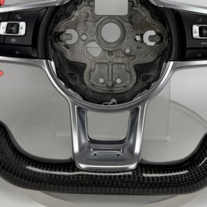 พวงมาลัยคาร์บอนไฟเบอร์แบบสปอร์ตสำหรับรถยนต์ Volkswagen <span class=keywords><strong>VW</strong></span> Golf 7 Golf 7.5 MK7 MK7.5 GTI GTD GTE R ขายส่ง - Product Image 4